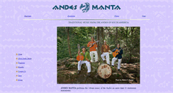 Desktop Screenshot of andesmanta.com